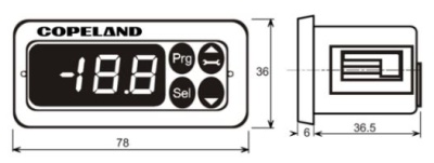 Дисплей Alco Controls ECD-002 (для EC3-X/-D) 807657